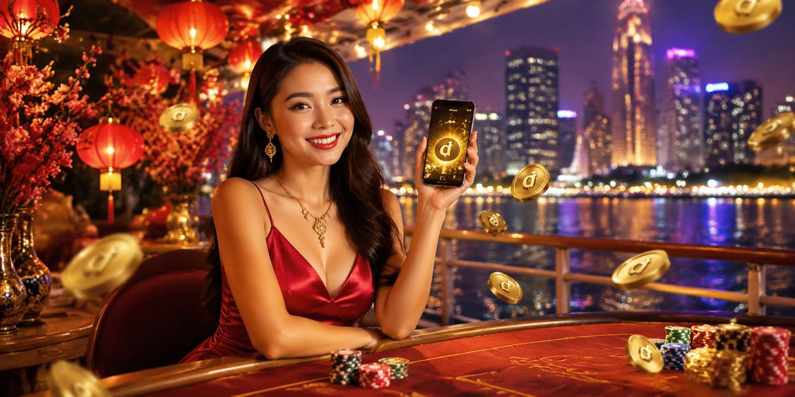 Không khí Tết sôi động tại TP.HCM với người chơi Baccarat trực tuyến trên nền lễ hội