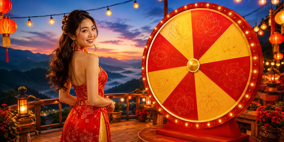 Không gian casino hiện đại với giao diện cá cược trực tuyến mang phong cách Việt Nam